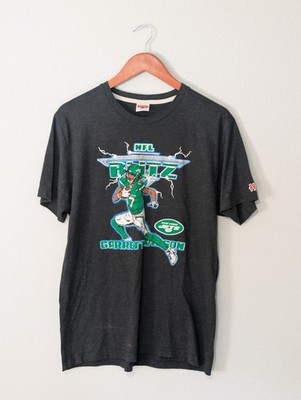 Homage x NFL Blitz Garrett Wilson New York Jets T-Shirt - Gray Tri-Blend - Large