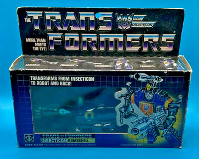 Transformers G1 Bombshell Insecticon Decepticon 1985 NISB Good Condition