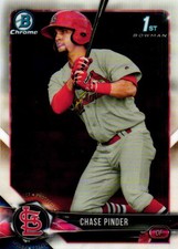 2018 Bowman Chrome #BCP222 Chase Pinder Prospects