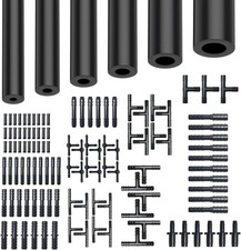 Silicone Vacuum Hose Kit - 6PCS 5FT Vacuum Line 1/8" 5/32" 3/16" 1/4" 5/16" 3/8