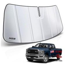 Windshield Sun Shade Compatible RAM 2500/3500 2019-2025 with 5 in Wide Sensor