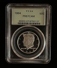 1964 50C Kennedy PCGS Proof 67 CAM