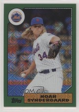 2017 Topps Silver Pack 1987 Design Chrome Green /150 Noah Syndergaard #87-NS 0c2