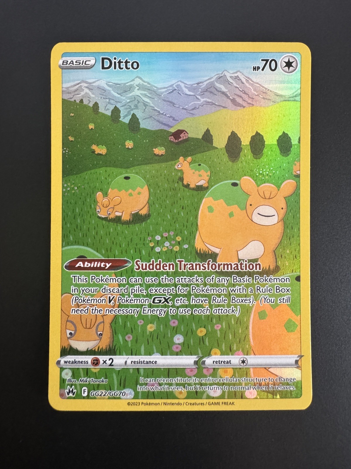Ditto GG22/GG70 - Pokemon SWSH Crown Zenith Galarian Gallery