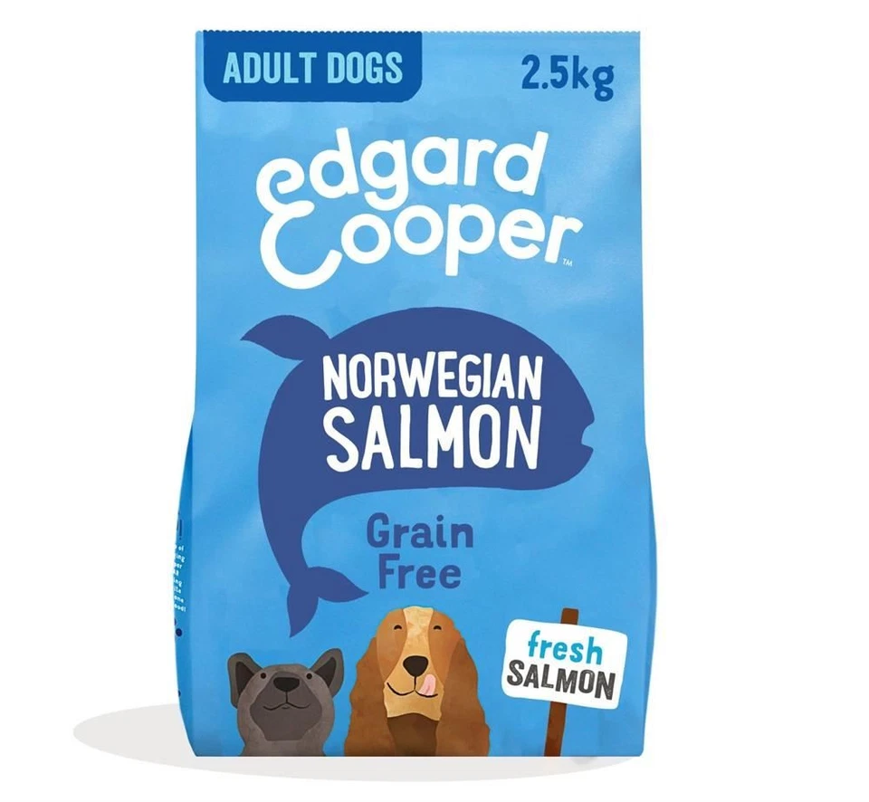 Edgard und Cooper Hundetrockenfutter Norweger Lachs 2,5 kg