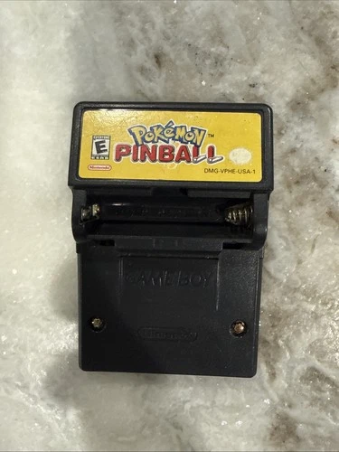 Pokemon Pinball Nintendo Game Boy Authentic Rumble No Battery Cover Tested