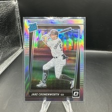 2021 Donruss Optic Auto Silver Holo Jake Cronenworth Refractor Padres