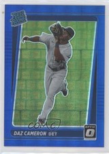 2021 Panini Donruss Optic Rated Rookie Blue Pandora Prizm 56/99 Daz Cameron 1m8