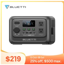 BLUETTI Elite 30 V2 288Wh 600W Portable Power Station Generator for Trip Backup