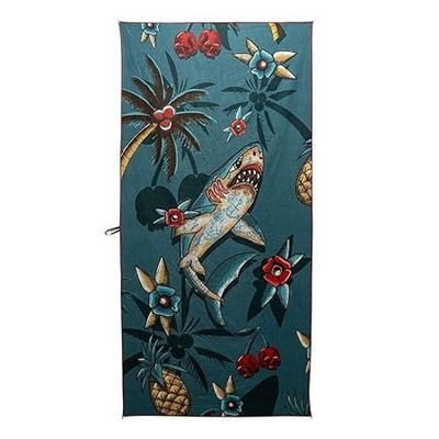 Akona Sharkcation Micro Fiber Towel