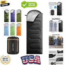 Sleeping Bags 30℉ for Adults Teens Kids with Compression Sack Portable and Li...