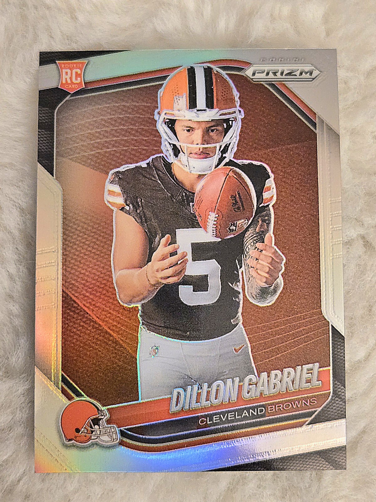 DILLON GABRIEL RC - SP TRUE SILVER ROOKIE VARIATION #406 - 2025 Panini Prizm