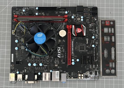 MSI H110M Gaming Motherboard - HDMI 8GB DDR4 LGA1151 w/ Intel i3-6100 3.70 GHz