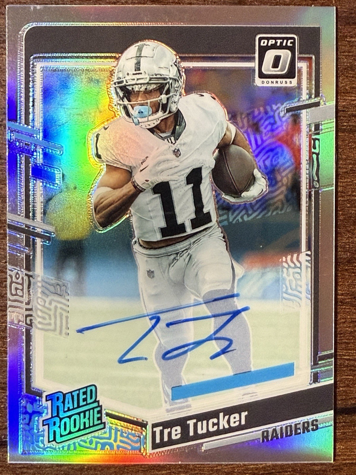 2023 Donruss Optic Tre Tucker Rookie On Card Auto #'d /150 Holo Prizm RC #261 SP