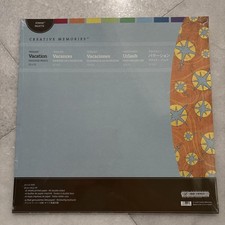 Creative Memories 12x12 Vacation Pack with 16 Sheets Printed Double Sided Paper