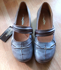 TRUEFORM Mary Jane Shoes Size 5 Leather Lining and Sock Mocha 
