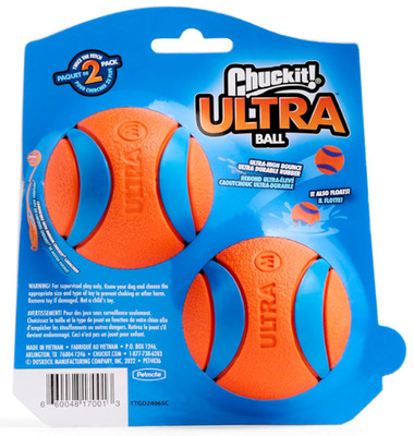 Chuckit! Ultra Ball Medium 6 cm 2er Pack Hundeball Apportierball Hundespielzeug