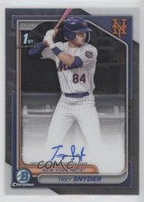 2024 Bowman Draft Chrome Prospect Auto Trey Snyder #CPA-TSN Auto a2v