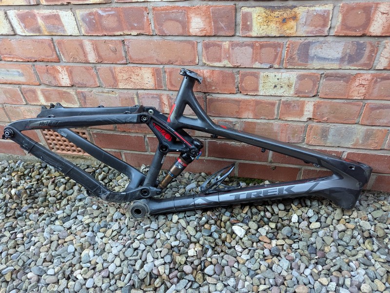 Trek Fuel EX 9.9 19.5/18.5" Carbon Mountain Bike Frame 26 Fox Kashima Shock
