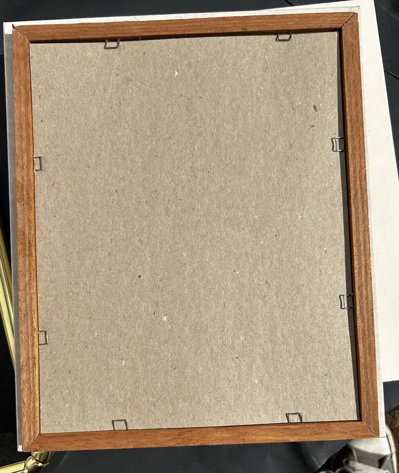 New•Solid Wood 8x10 Family Collage Photo Frame•7 Spaces•Retro 80s Vintage - Image 3 of 4