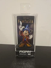 New Rare FIGPIN XL Mickey Mouse X47 Disney FANTASIA Sorcerer Large 6” Pin NEW