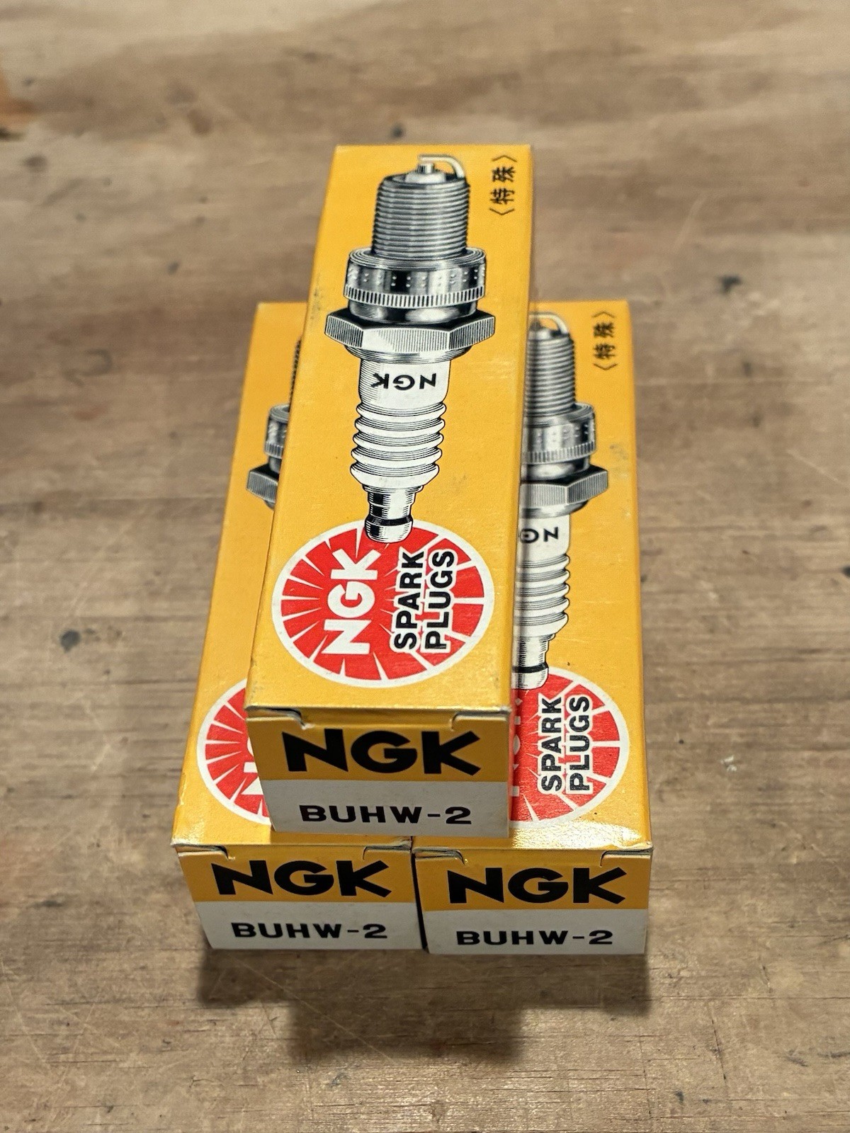 3 Pack - NGK BUHW-2 Spark Plug 5626 Mercury Outboard