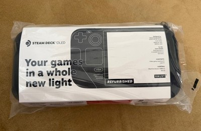 Valve Steam Deck OLED 512GB Black Handheld Console   No charger