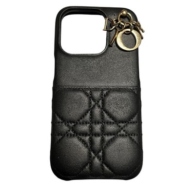 Dior iPhone 14 Pro Smartphone Case Lambskin Black | eBay Dior iPhone 14 Pro Smartphone Case Lambskin Black | eBay