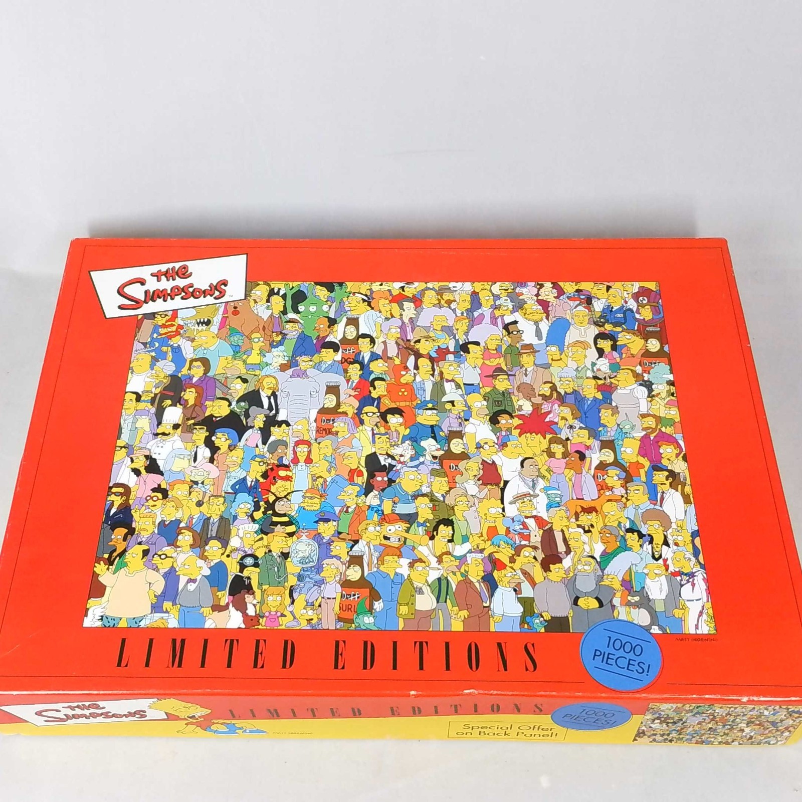 The Simpsons Limited Edition Character Collage Jigsaw Puzzle