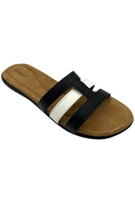 ARRAY Women's Sarasota Sandal Black/White
