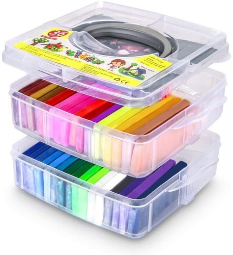 46 Farben Modelliermasse Lufttrocknend Knete Lufttrocknend Magic Clay Spielzeug - Bild 17 von 17