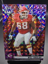2025 Panini Mosaic Will Shields #237 Reactive Purple Prizm - Kansas City Chiefs 