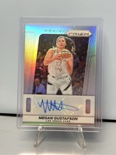 2025 Panini Prizm WNBA Megan Gustafson Throwback Auto #TB-MG