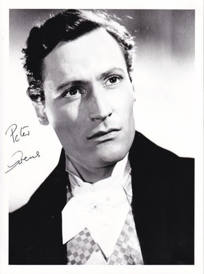 Peter Arens Original Autograph on Large Photo