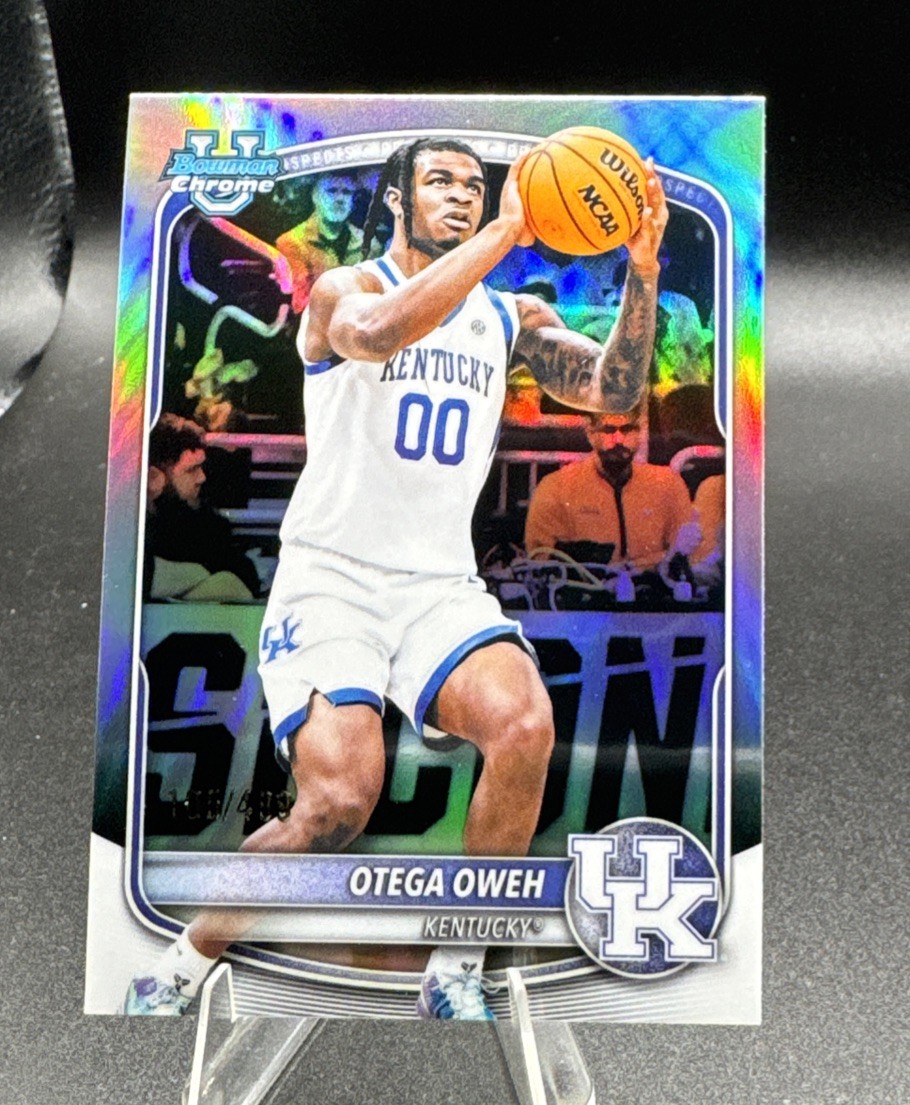 2025-26 Bowman #BCP-98 Otega Oweh Chrome Prospects Refractor #/499