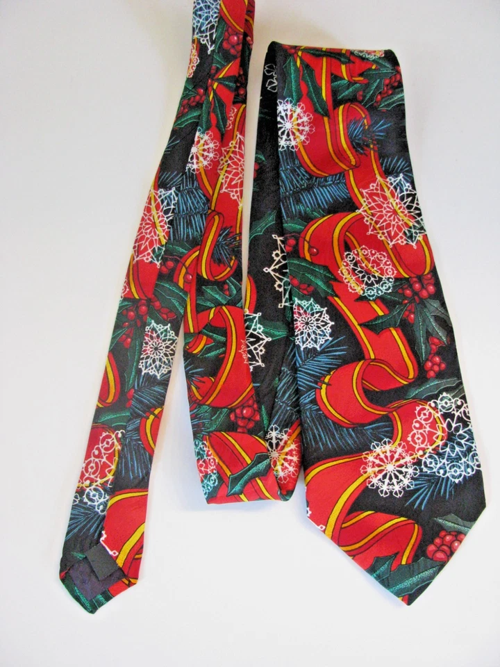 Rush Limbaugh Christmas Tie Vintage 90s Holiday No Boundaries - Image 3 of 4