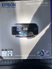 Epson Expression Photo XP-760 All-In-One Colour Inkjet Printer WiFi Ethernet