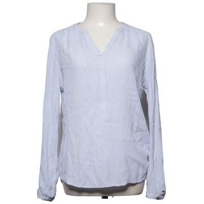 Tommy Hilfiger, Hemd, Größe: M, Blau/Weiß, Viskose, Streifen, Damen #LQI