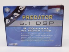 Mad Dog Predator PCI Sound Card 5.1 DSP Multimedia MD-PS6 -New Sealed Retail Box
