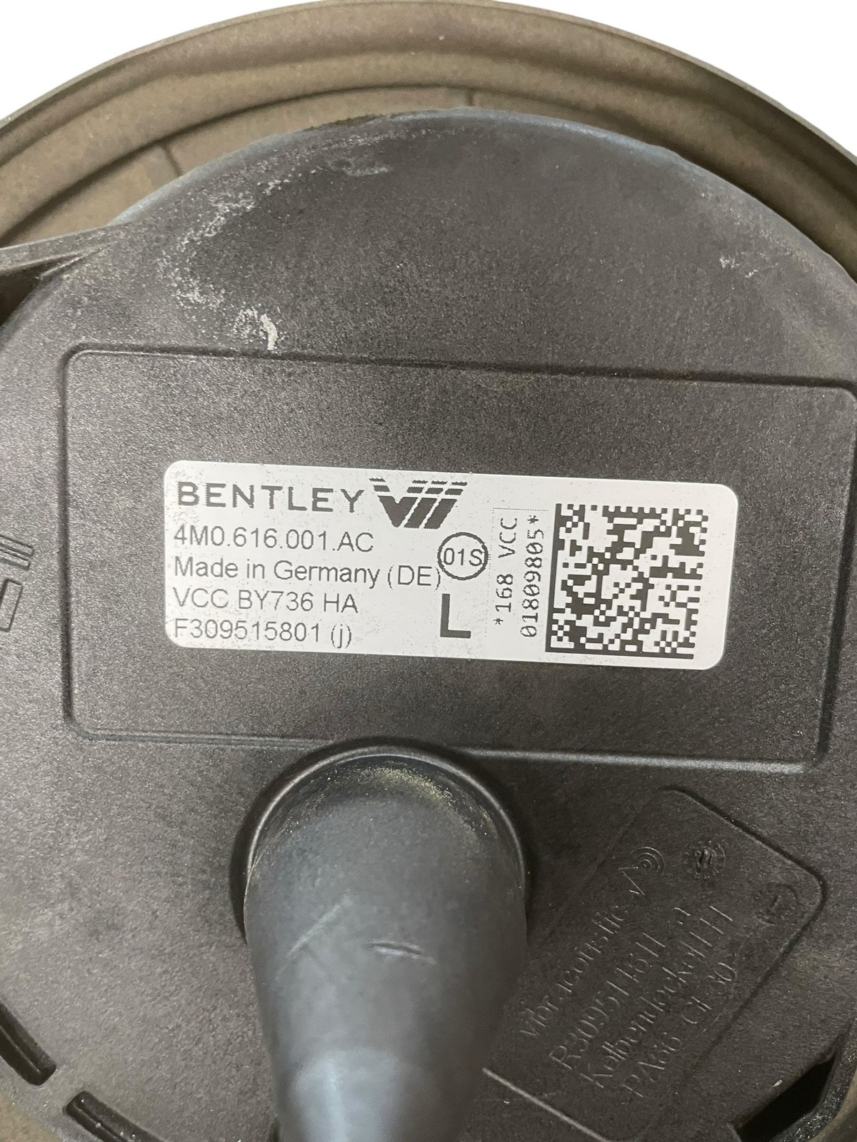 2015-2020 BENTLEY BENTAYGA OEM Rear Left Suspension Coil Air Spring 4m0616001