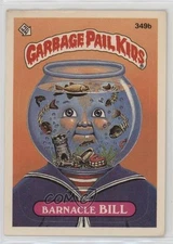 1987 Topps Garbage Pail Kids Series 9 Barnacle Bill (one star back) #349b 7gv