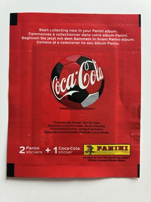 x56 Panini FIFA World Cup 2026 Coca-Cola Promo Sticker Pack