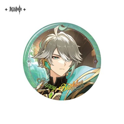 miHoYo Genshin Impact Alhaitham Badge Happy Birthday 2025 Pins