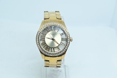 Kenneth Cole New York Women's KC4853 Transparency Gold Analog Watch Steel
