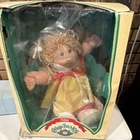 Cabbage Patch Kids 1984 Blonde Curly Hair Girl Doll Soft Body Original Box