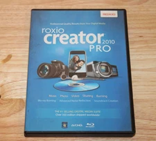 ROXIO Creator 2010 Pro PC DVD Music Photo Video Suite Tool BOX w/ INSTALL KEY