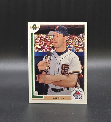 1991 Upper Deck Final Edition WILL CLARK All-Star Card #92F San Francisco Giants
