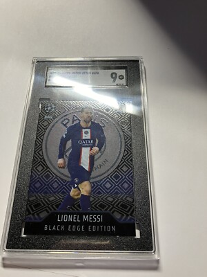 2022 Topps Match Attax UCL Black Edge Edition Lionel Messi #466