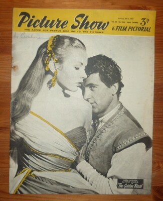PICTURE SHOW Vol 62 No 1608 23RD JAN 1954 ROCK HUDSON PIPER LAURIE FRONT COVER