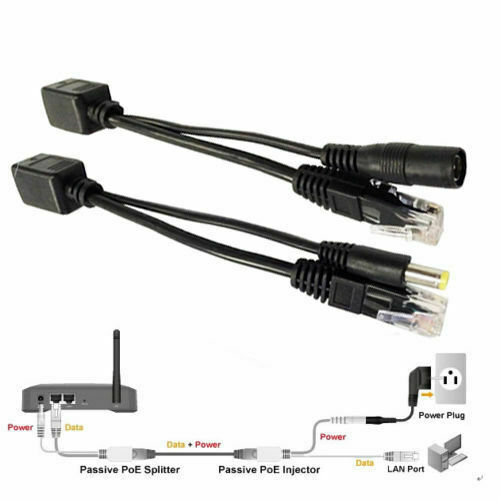 Power Over Ethernet Passive PoE Adapter Injector + Splitter Kit PoE Cable UK - Picture 1 of 3